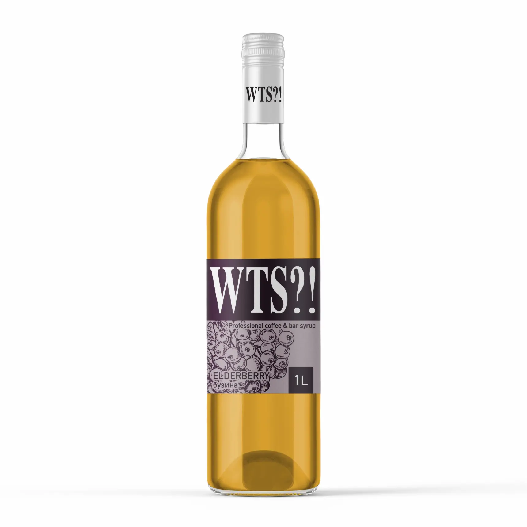 1 шт х Сироп WTS со вкусом Бузина 1 л