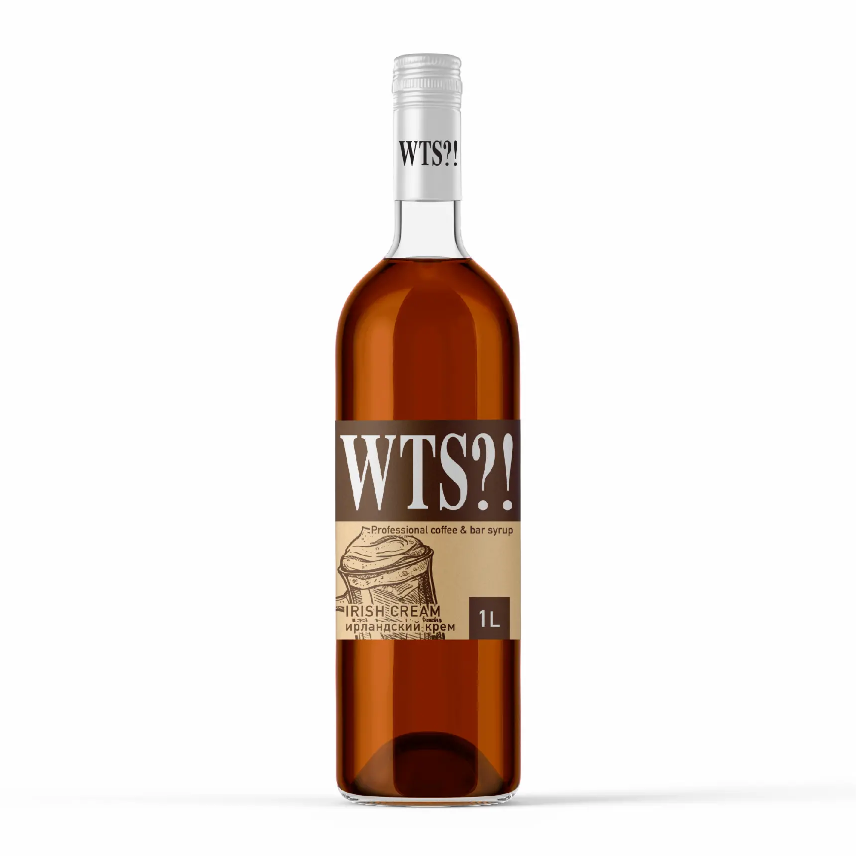 1 шт х Сироп WTS со вкусом Ирландский Крем 1 л