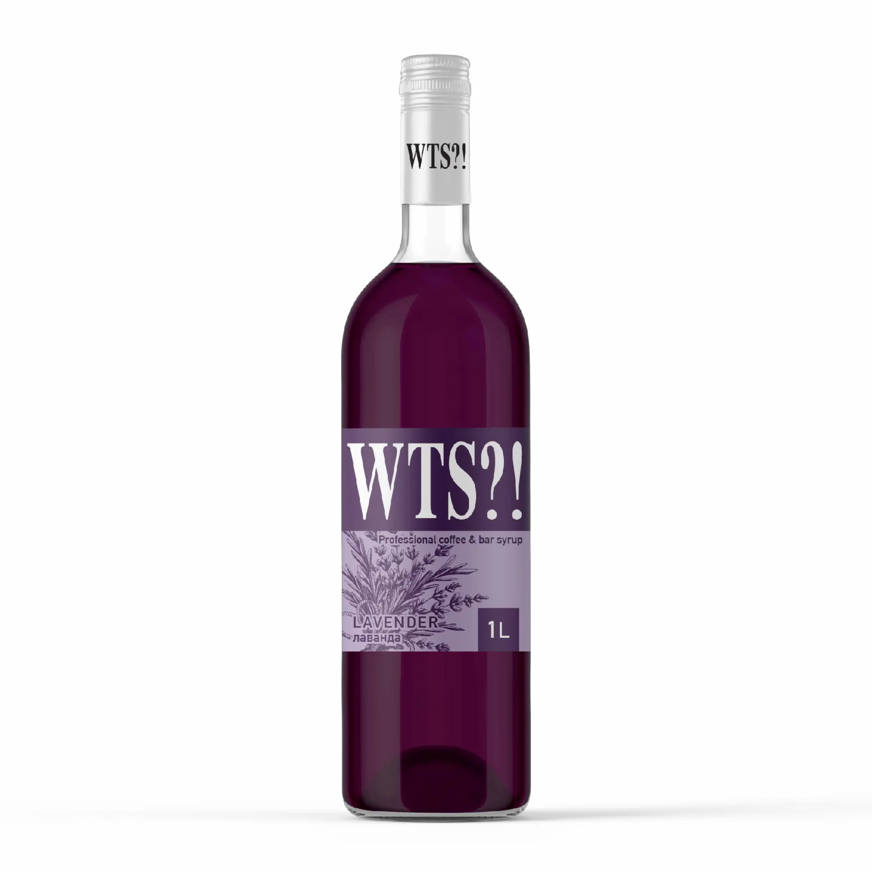 1 шт х Сироп WTS со вкусом Лаванда 1 л