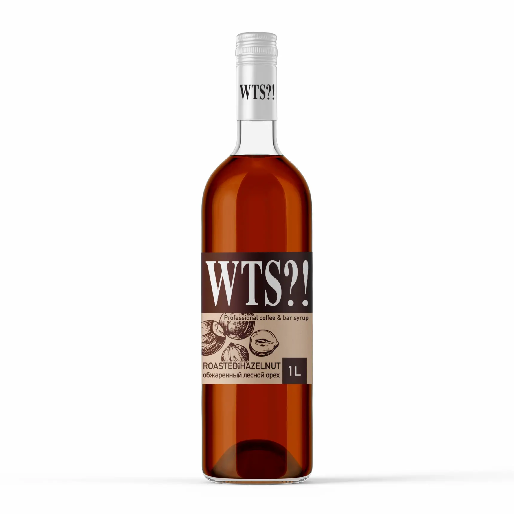 1 шт х Сироп WTS со вкусом Лесной Орех Обжаренный 1 л