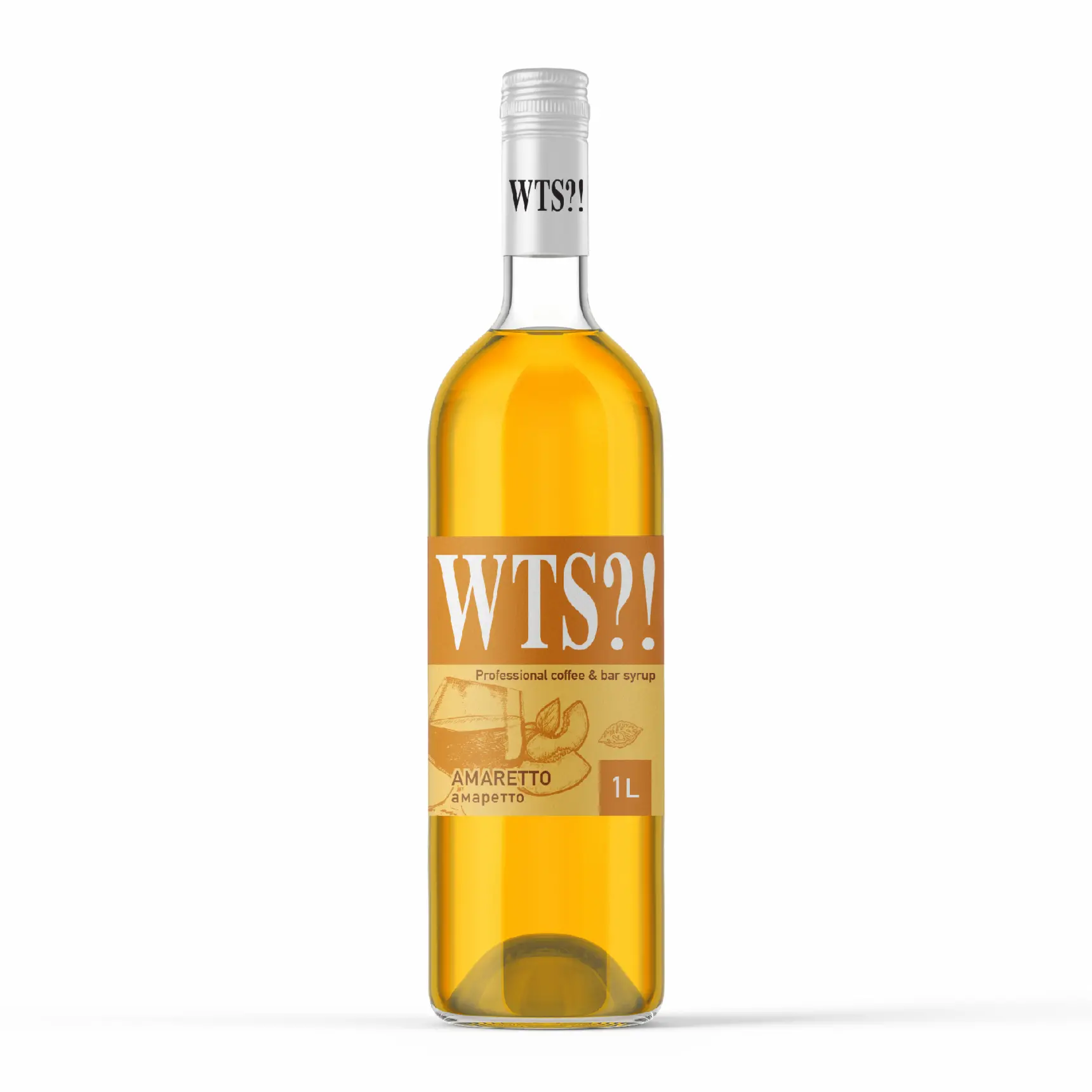 1 шт х Сироп WTS со вкусом Амаретто 1 л
