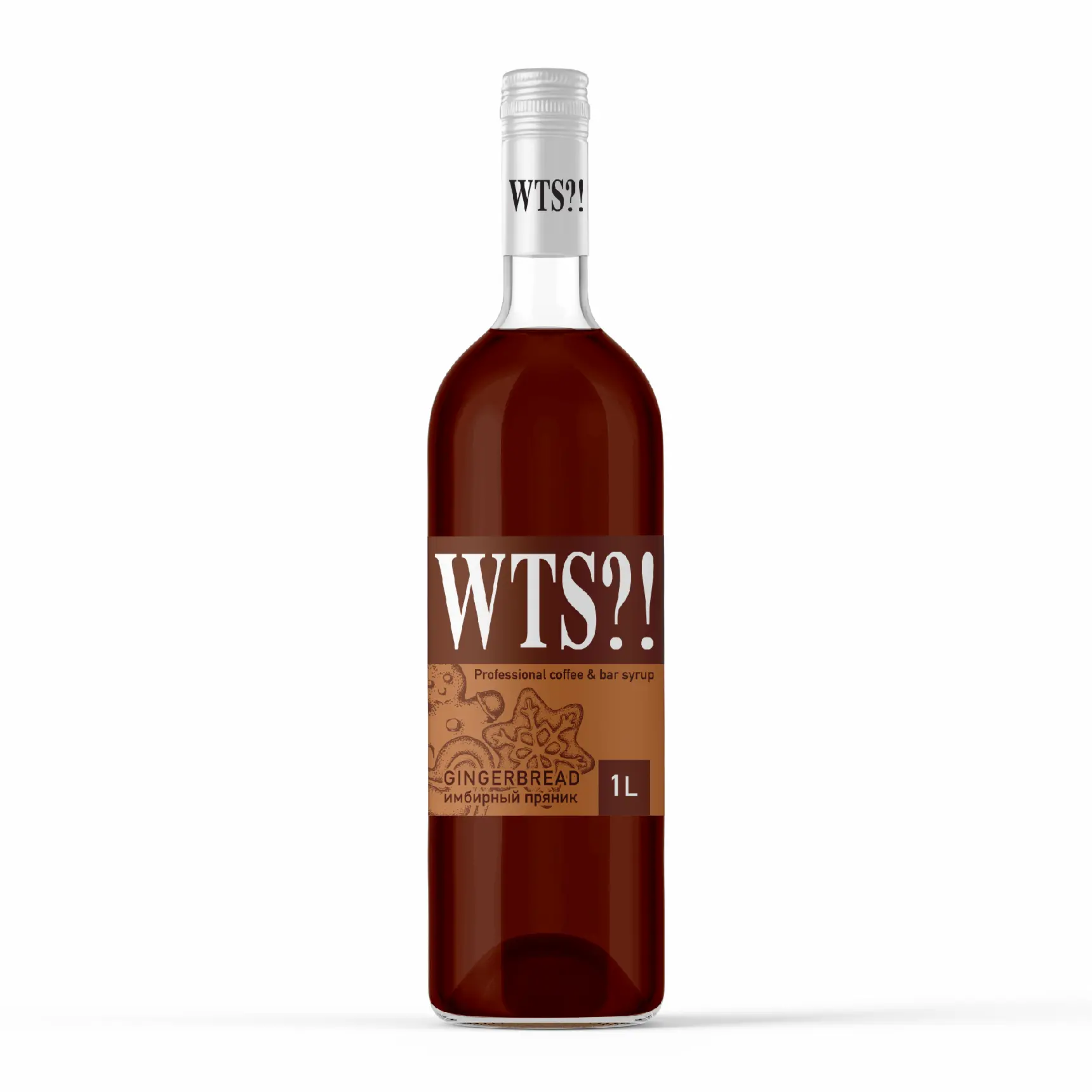 1 шт х Сироп WTS со вкусом Имбирный Пряник 1 л