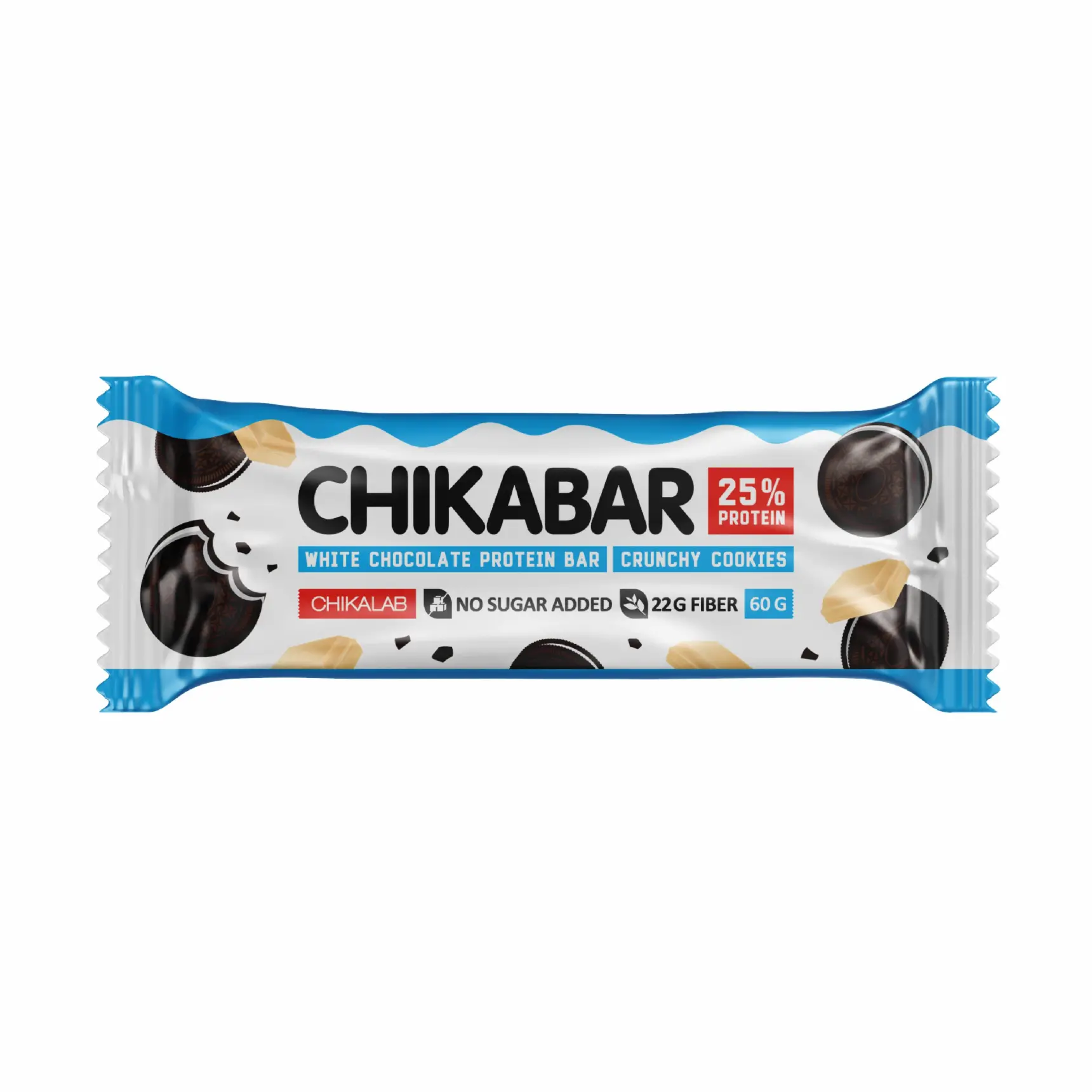 ТМ "CHIKALAB" Батончик глазированный с начинкой со вкусом "Хрустящее печенье" 60 г