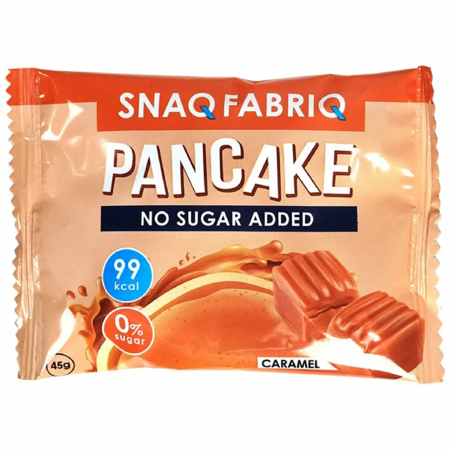 ТМ "SNAQ FABRIQ" Панкейк не глазированный с начинкой "Мягкая карамель" 45 г