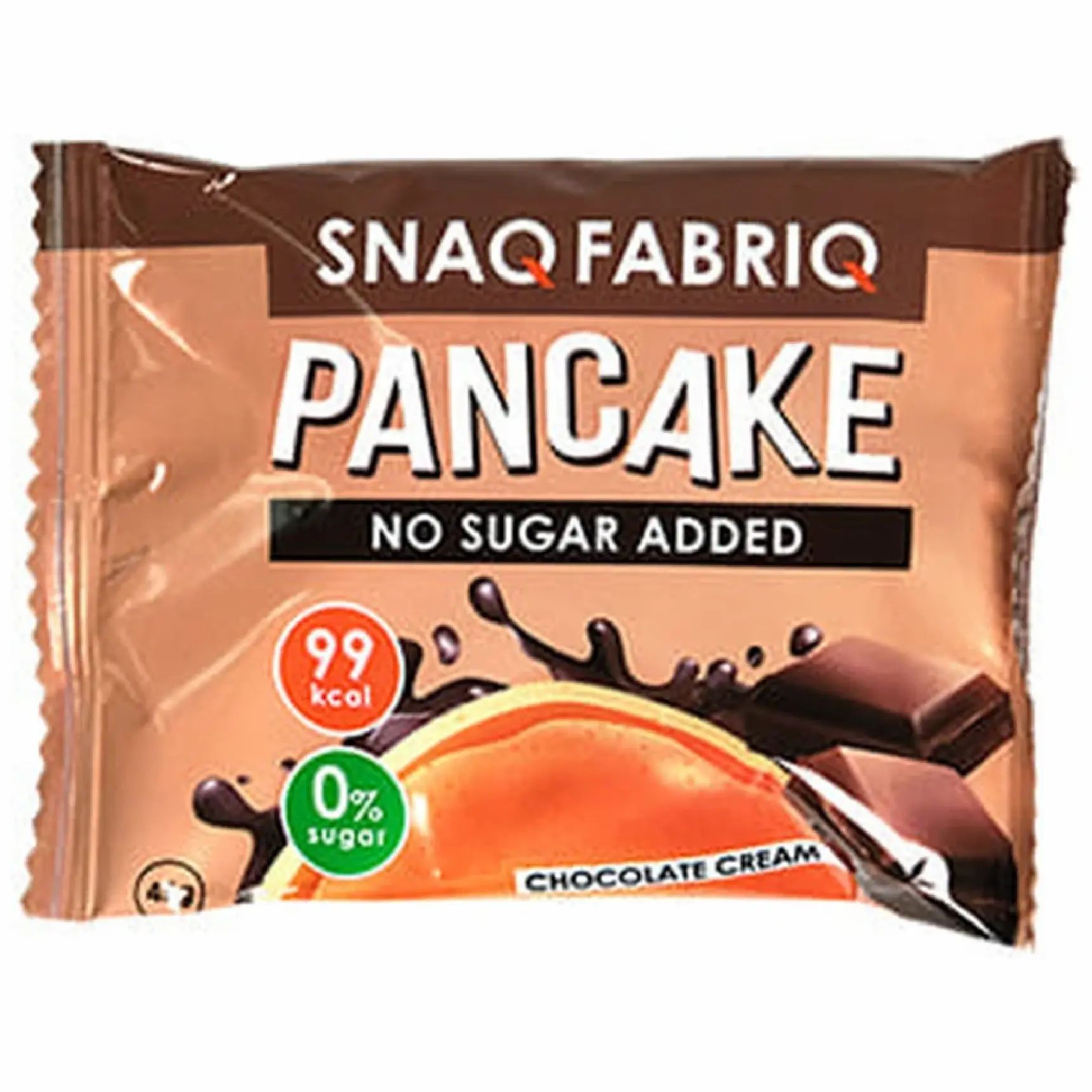 ТМ "SNAQ FABRIQ" Панкейк не глазированный с начинкой "Нежный шоколад" 45 г