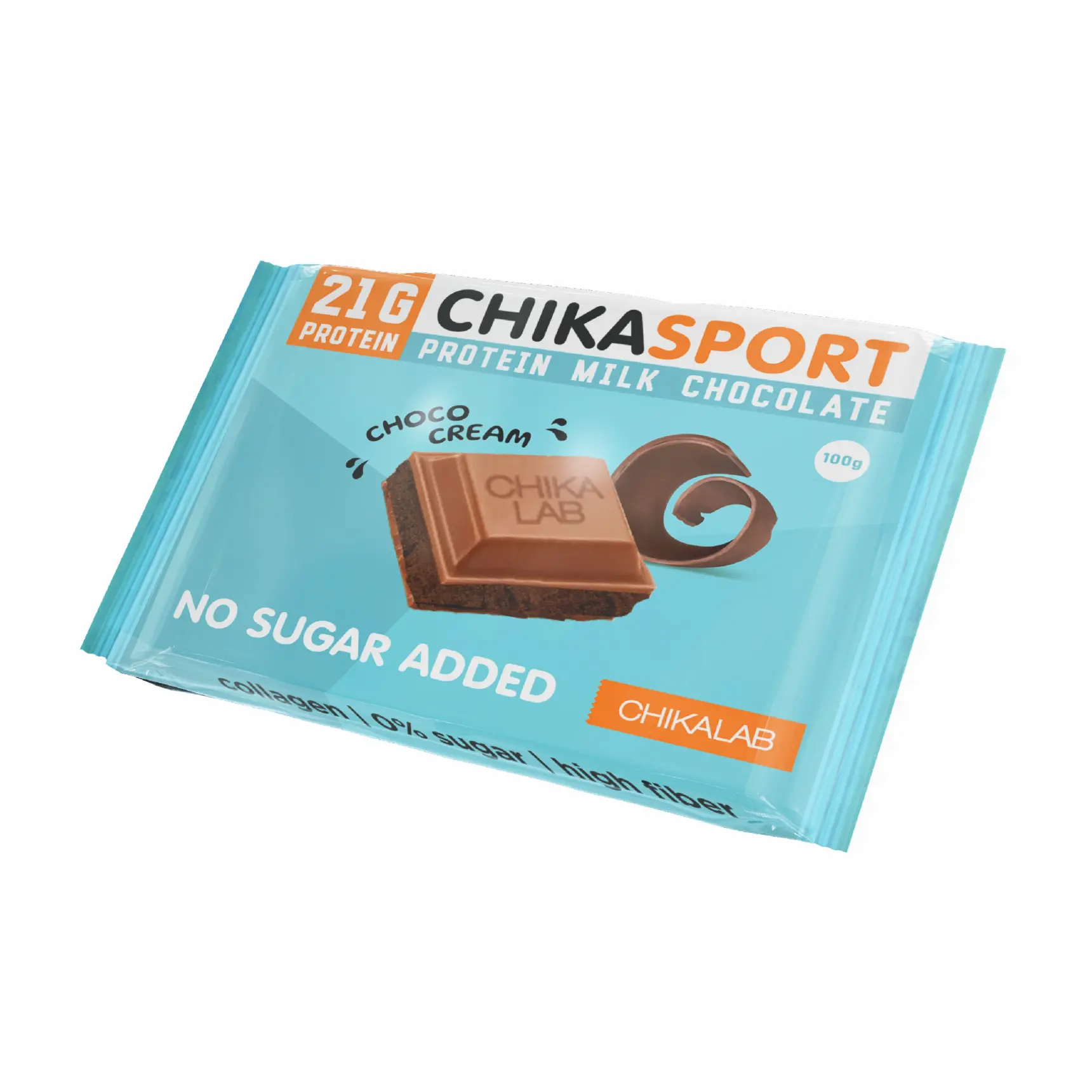ТМ "CHIKALAB" Молочный шоколад с шоколадной начинкой 100 г