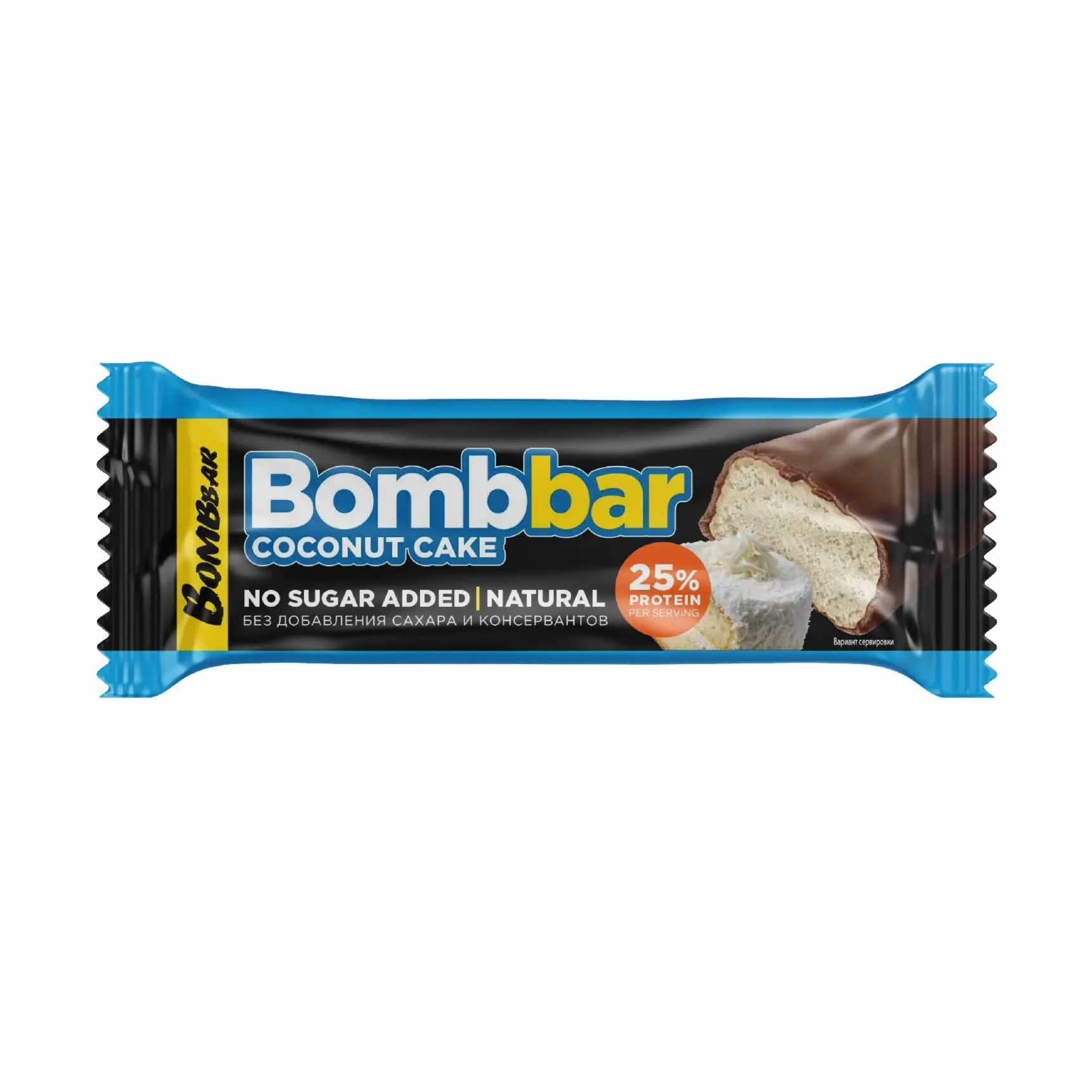 ТМ "BOMBBAR" Батончик глазированный со вкусом "Миндально-кокосовый торт" 40 г