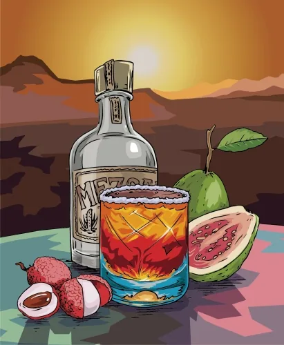 Lychee Guava Mezcalita