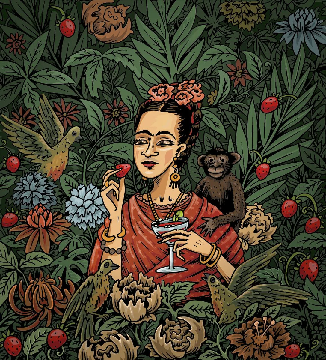 Маргарита клубничная