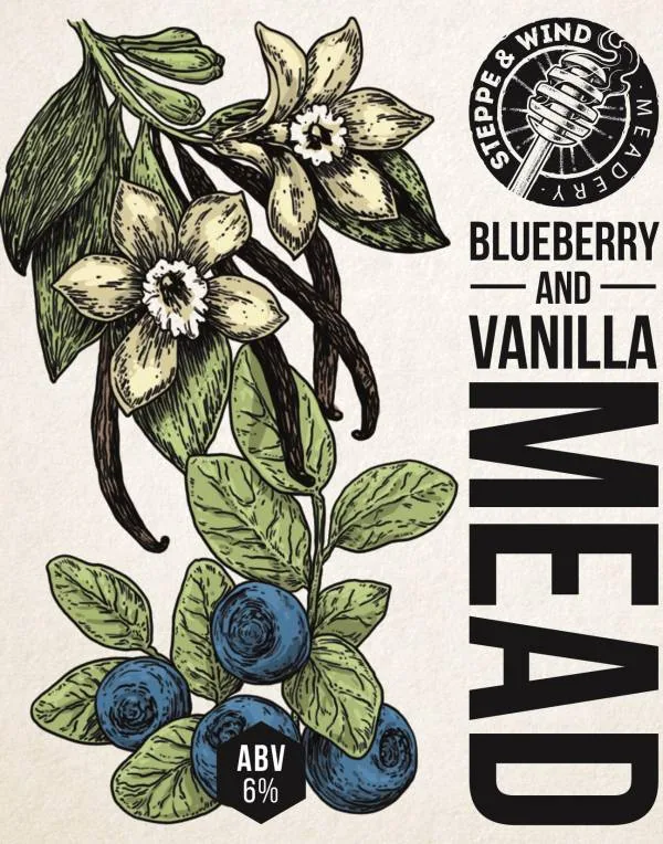 Blueberry and Vanilla Mead 6%