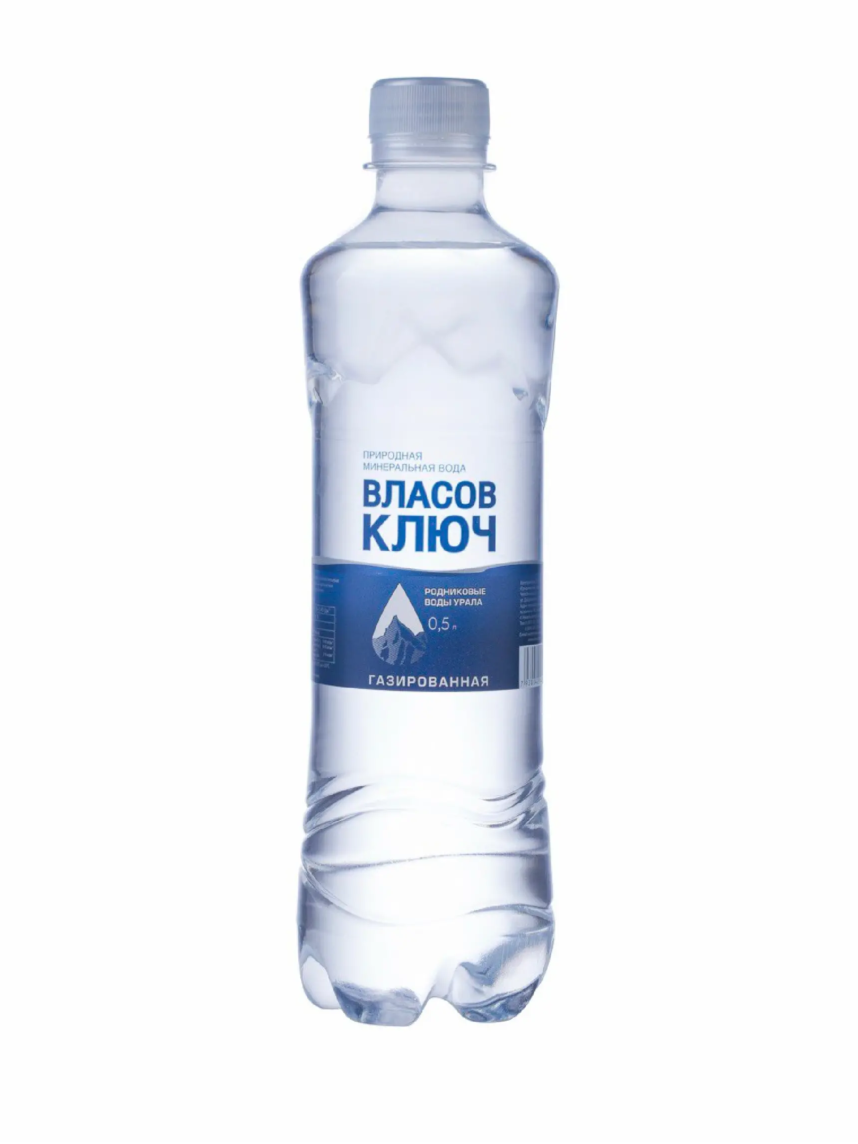 Вода минеральная "Власов Ключ" газированная 0,5