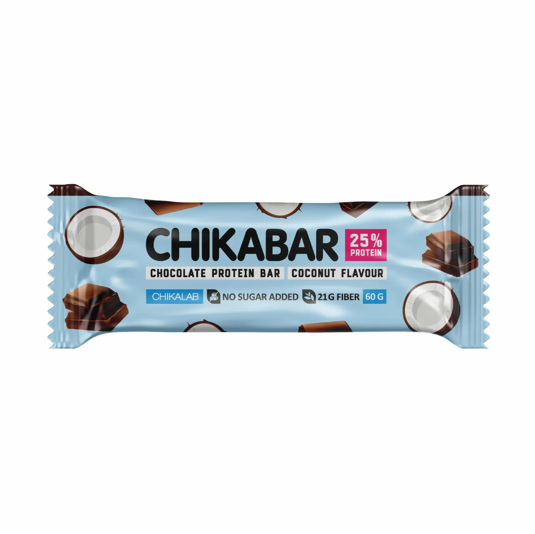 ТМ "CHIKALAB" Батончик глазированный с начинкой "Кокос" 60 гр