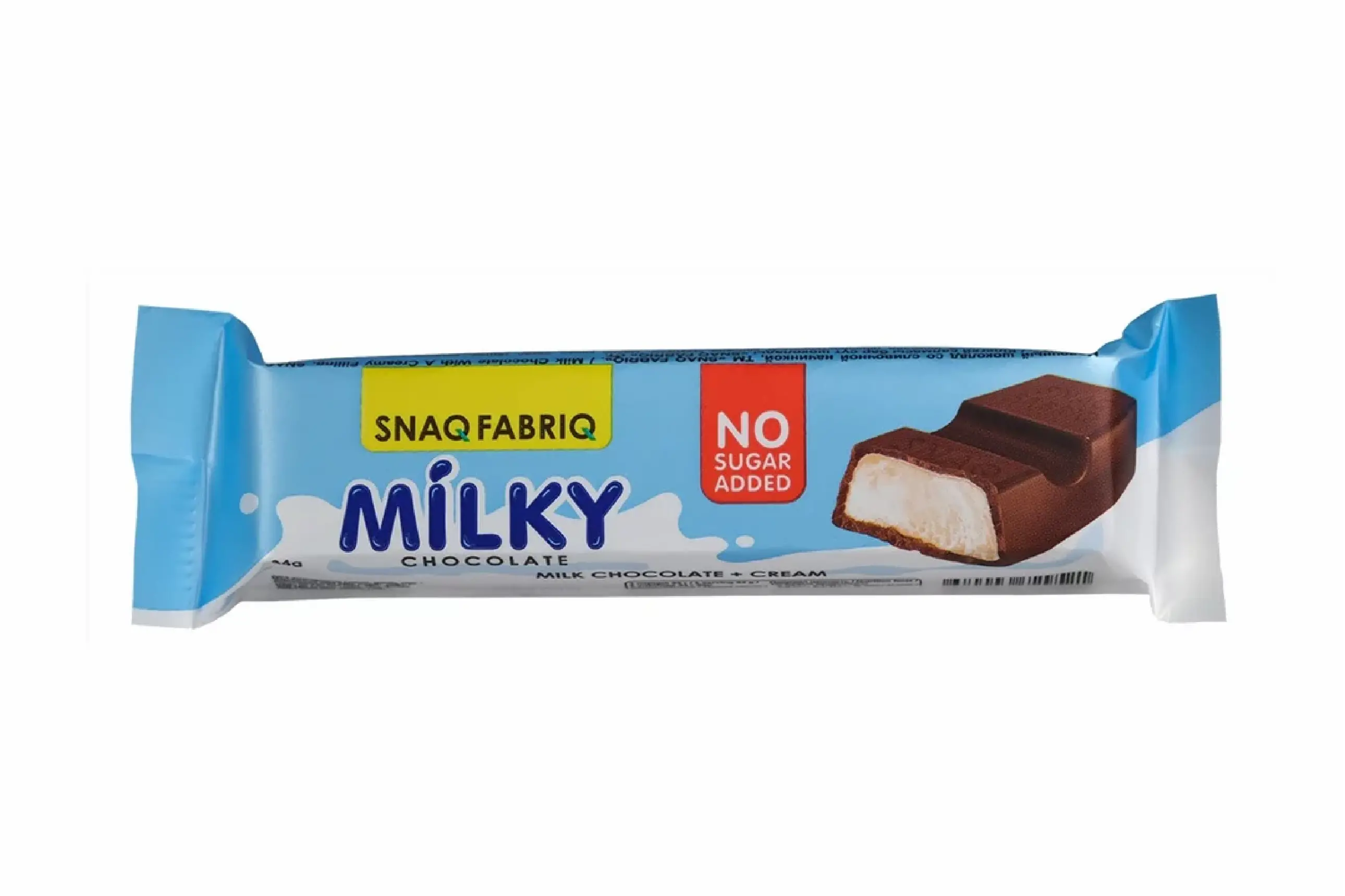 ТМ SNAQ FABRIQ Молочный шоколад со сливочной начинкой 34 г